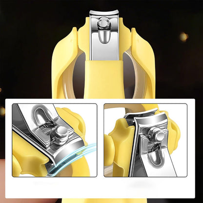 新生児用プロフェッショナル爪切り - 指はさみ防止安全設計、トラベルケース付き